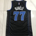 NBA 77 Doncic Mavericks 23-24 authentique Maillot noir XS-XXL